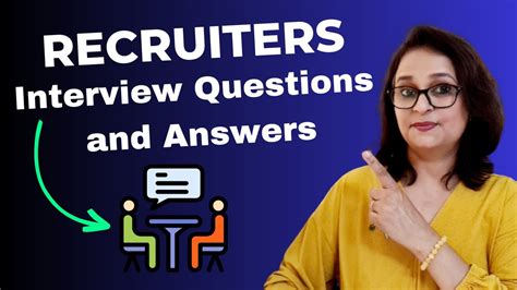 Recruiter Answering Questions